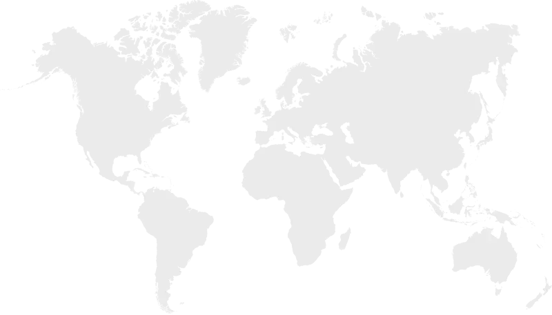 Grey transparent world map
